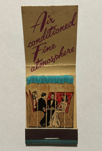 "Triton Restaurant" Hartford, CT Vintage Feature Matchbook