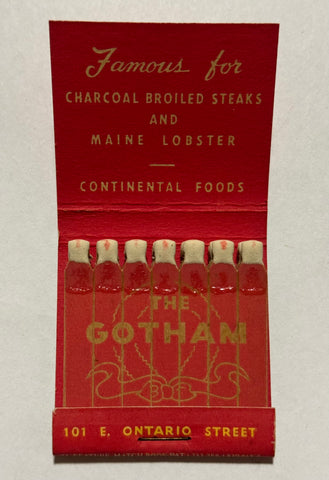 "The Gotham" Vintage Feature Matchbook