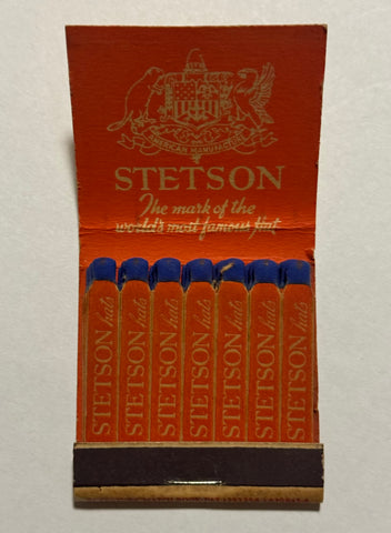 "Charles A. Sullenberger/Stetson" York, PA Vintage Feature Matchbook