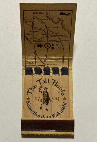 "The Toll House" Ruth Wakefield of Toll House Cookies Fame Vintage Feature Matchbook