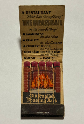 "The Brass Rail" New York City, NY Vintage Feature Matchbook