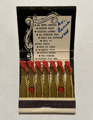 "Cherry Creek Inn - Red Slipper Room" Vintage Feature Matchbook