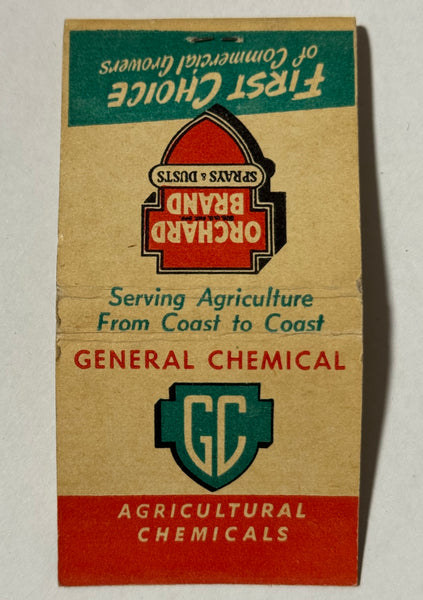 "General Chemical Division" New York, NY Vintage Feature Matchbook