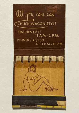 "Club Norman" Lynnwood, CA Vintage Feature Matchbook