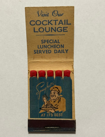 "Prince Spaghetti House" Boston, MA Vintage Feature Matchbook