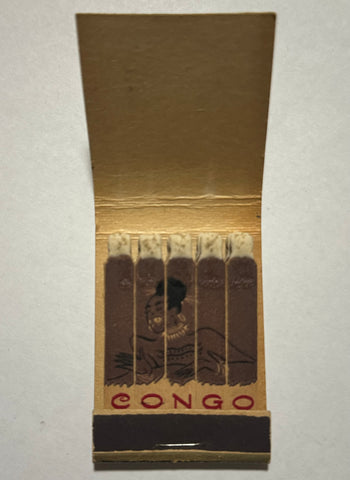 "Bon's Congo" Seattle, WA Vintage Feature Matchbook