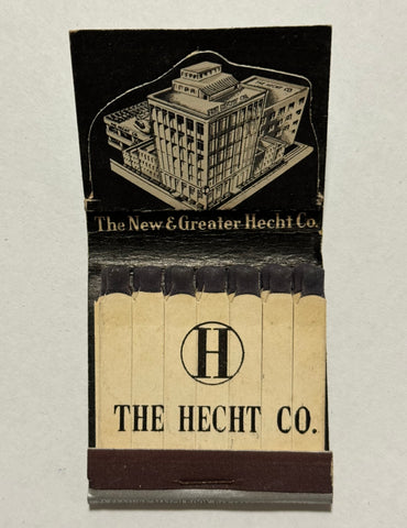 "Hecht Co." Washington, DC Vintage Feature Matchbook