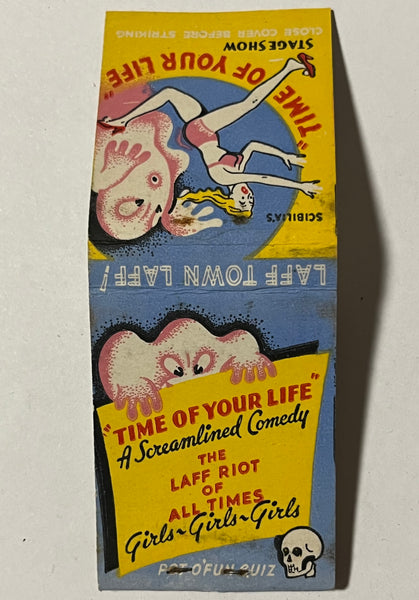 "Tower Theatre - The Time of Your Life" Vintage Feature Matchbook