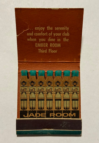 "Jade Room" Vintage Feature Matchbook