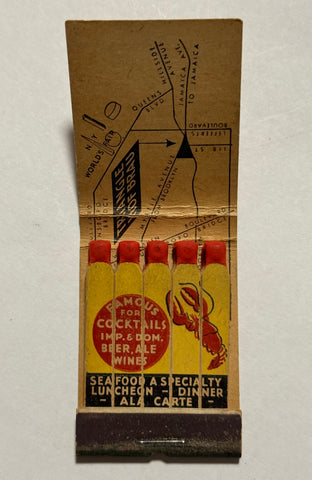 "Triangle Hoff Brau Restaurant" Queens, NY Vintage Feature Matchbook