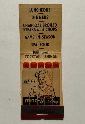 "Monk Young’s" Vintage Feature Matchbook