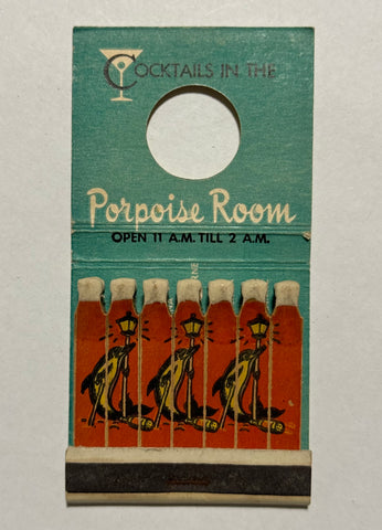 "Marineland Restaurant" Marineland, CA Vintage Feature Matchbook with a Knot-Hole Cover