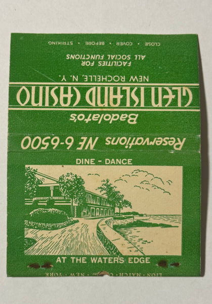 "Glen Island Casino" New Rochelle, NY Vintage Feature Matchbook