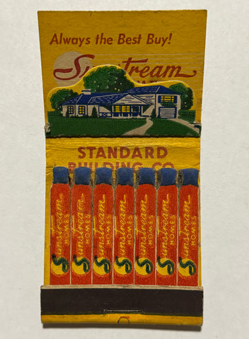 "Standard Building Company" San Francisco, CA Vintage Feature Matchbook w/ Pop-Up Display!