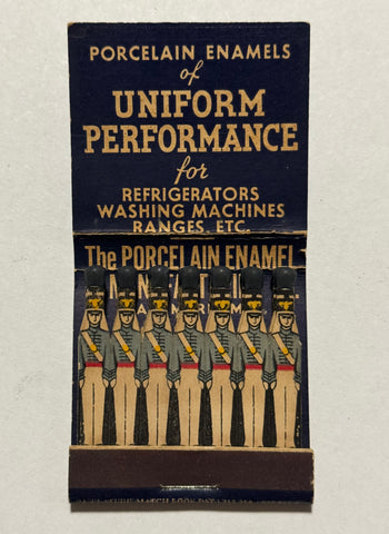 "PemCo Porcelain Enamels" Baltimore, MD Vintage Feature Matchbook