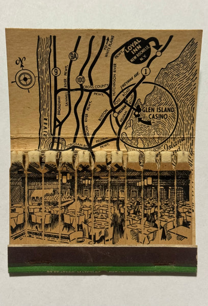 "Glen Island Casino" New Rochelle, NY Vintage Feature Matchbook
