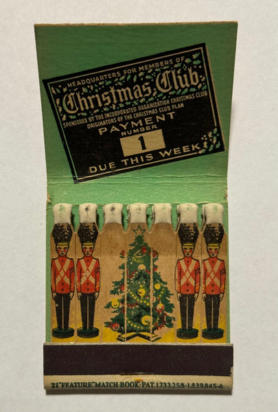 "Hamburg Savings and Trust Company" Hamburg, PA Vintage Feature Matchbook