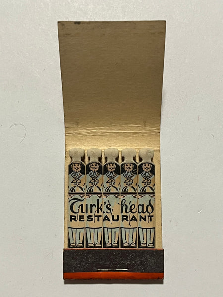 "Turk's Head" Trenton & Princeton, NJ Vintage Feature Matchbook