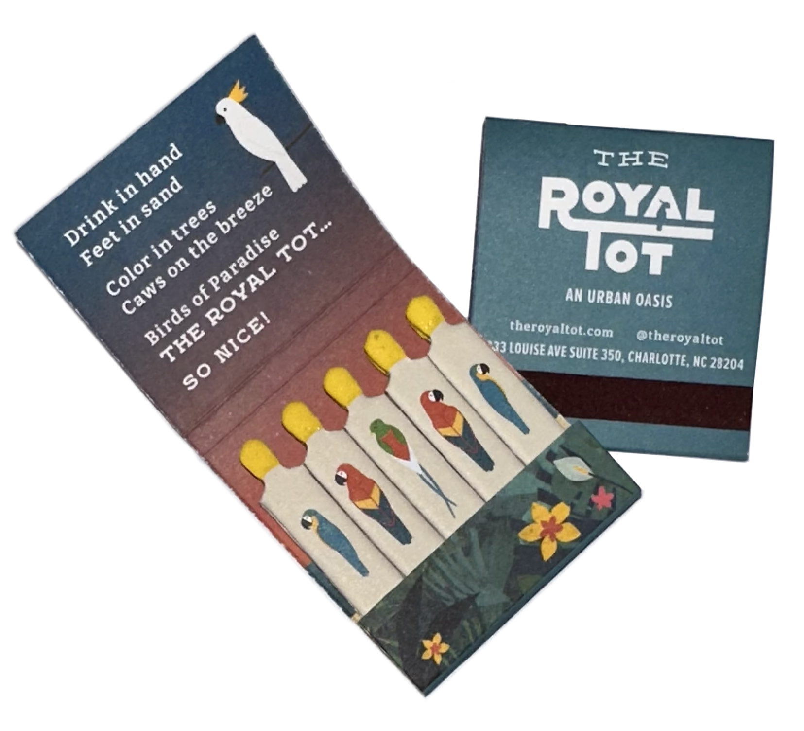 "The Royal Tot" Retro Feature Matchbook