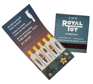 "The Royal Tot" Retro Feature Matchbook