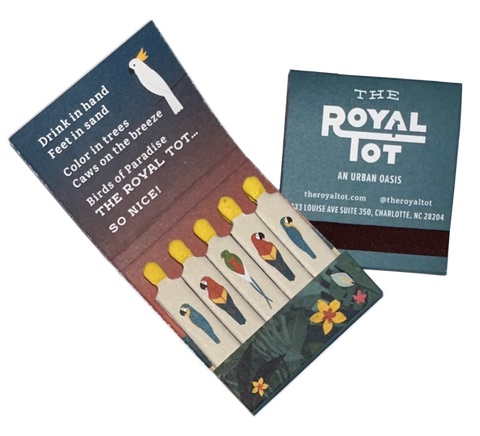 "The Royal Tot" Retro Feature Matchbook