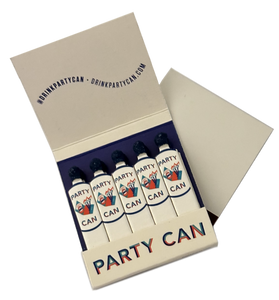 "Party Can" Retro Feature Matchbook