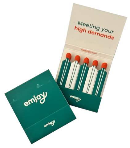 "Emjay" Retro Feature Matchbook