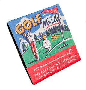 "Golf World U.S.A." Retro MCM Feature Matchbook